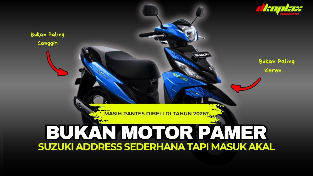 Kenapa Motor Simpel Kayak Suzuki Address Bisa Lebih Unggul dari yang Canggih?