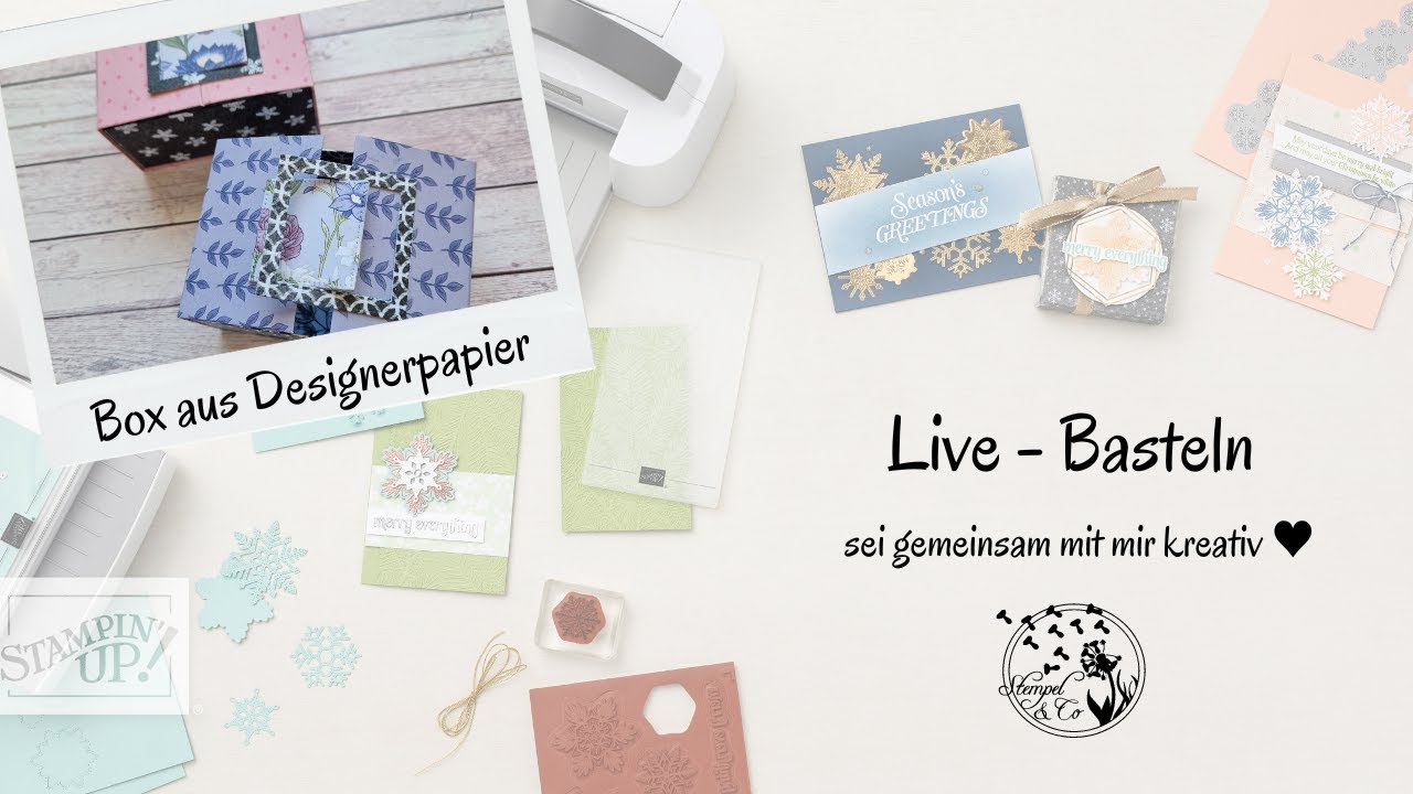 FunFoldCard Box mit Designerpapier