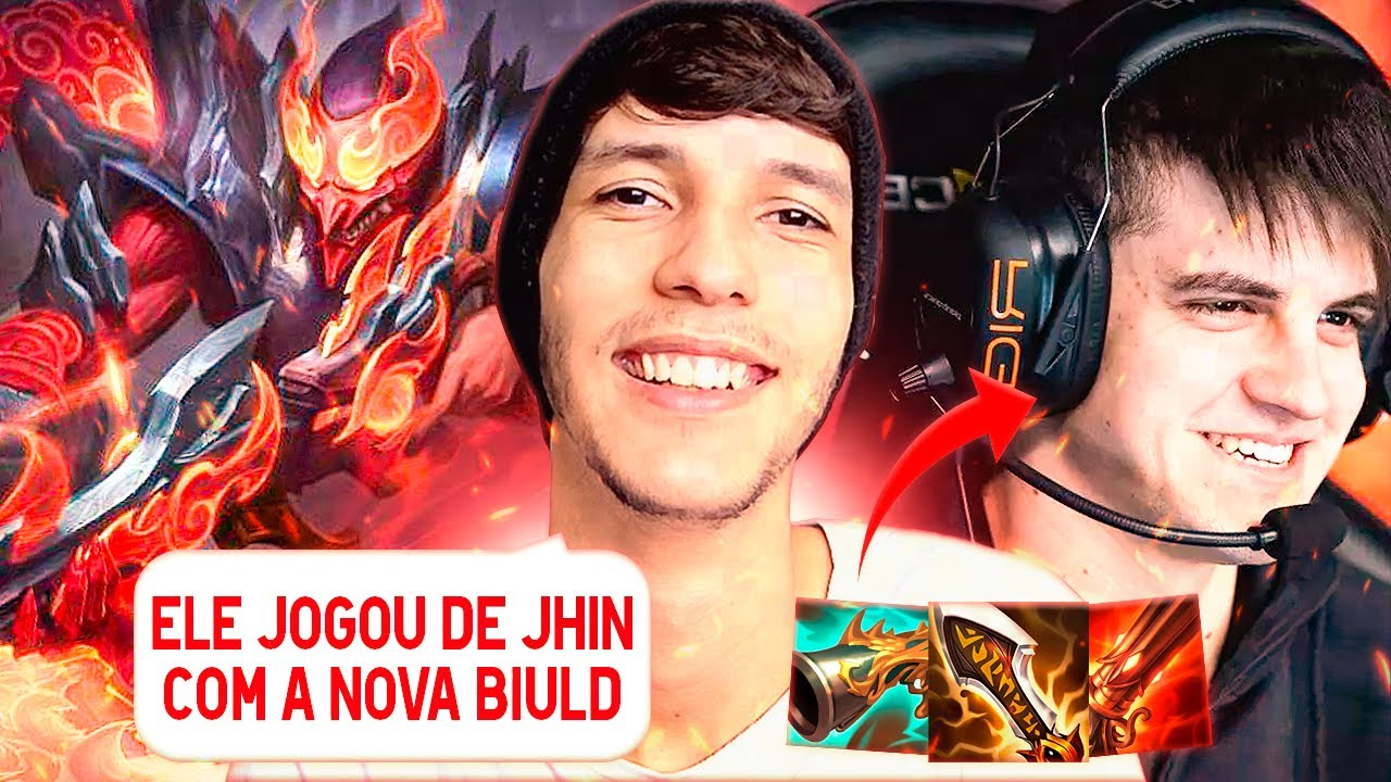 REAGINDO ao KAMI jogando de JHIN com as MUDANÇAS nos ITENS! MELHOR JHIN DO BRASIL reagindo ao KAMI