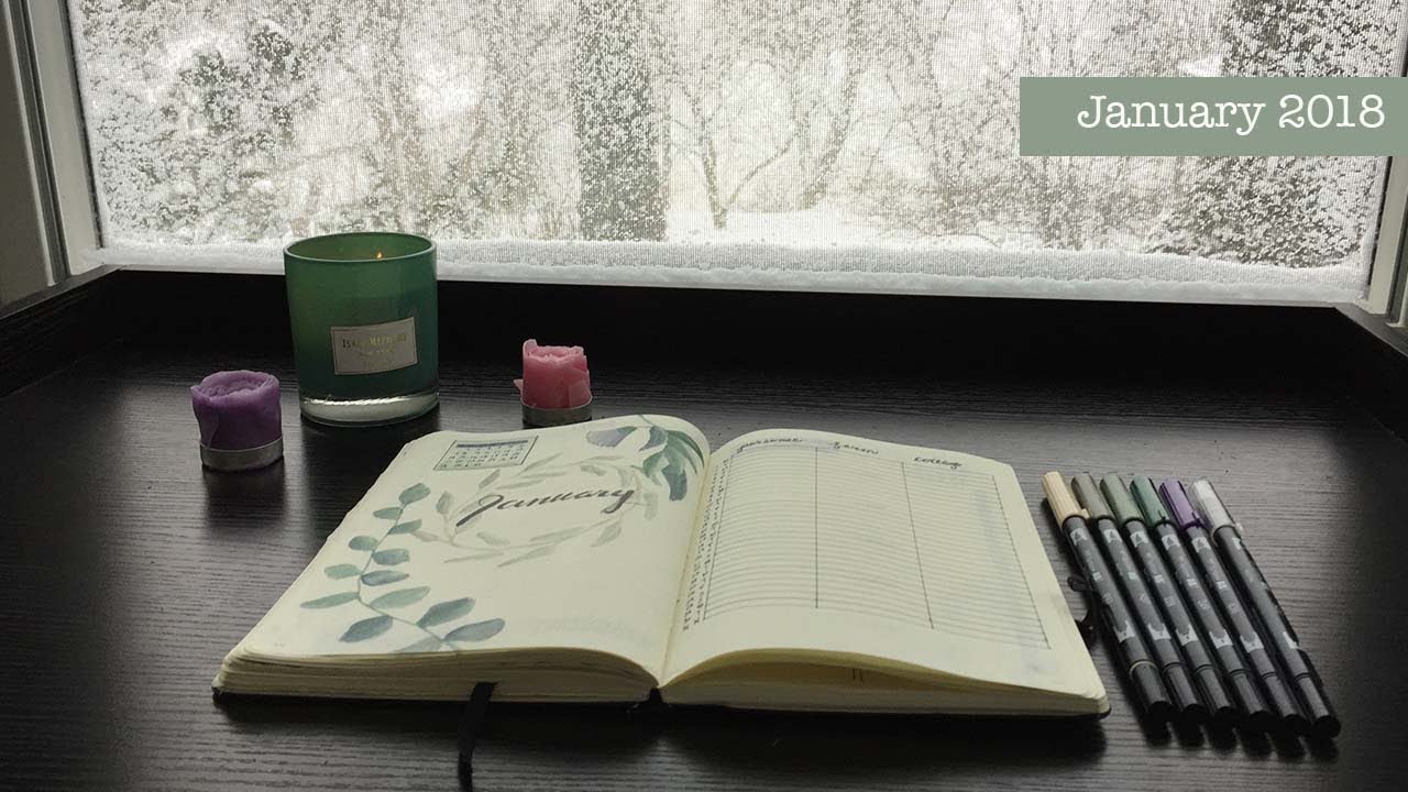 January 2018 | Bullet Journal Plan With Me