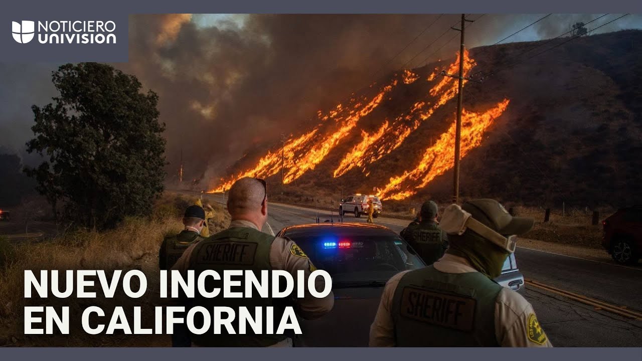 Nuevo incendio en California devora más de 5,000 acres en dos horas: miles de personas son evacuadas