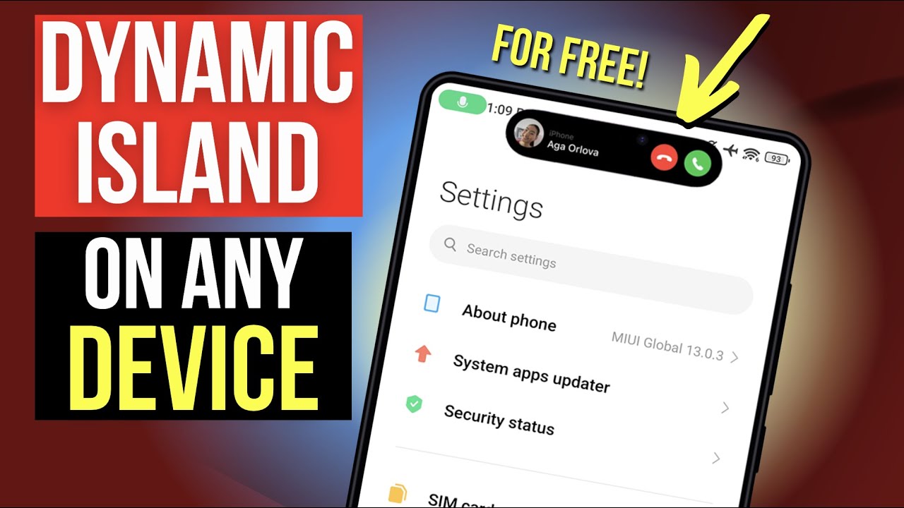 Download DYNAMIC ISLAND on any Phone! (for free)