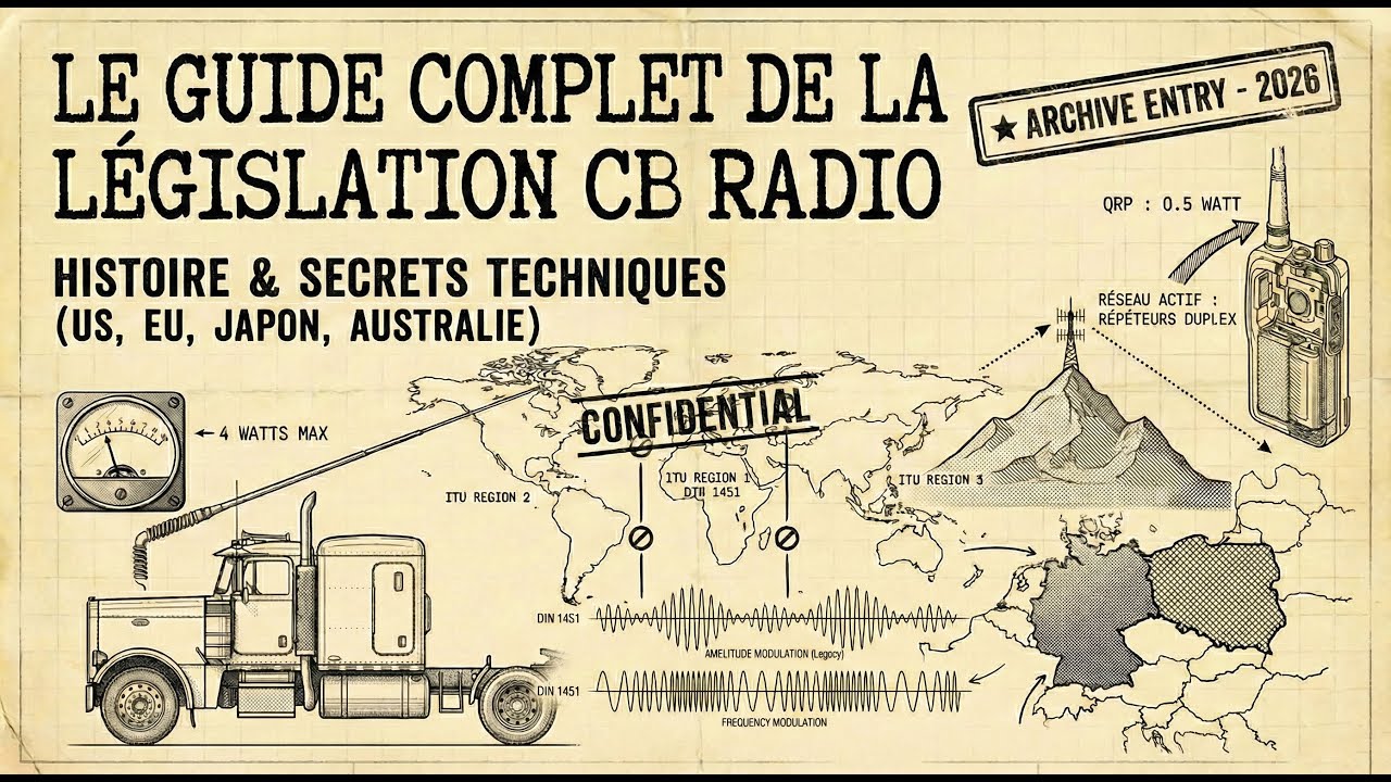 Votre CB est-elle légale à l'étranger ? Et chez vous ;-)