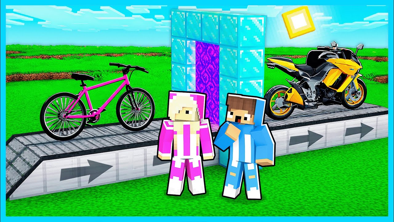 MIPAN & ZUZUZU BUAT ALAT KEREN YANG BISA UPGRADE SEPEDA JADI MOTOR DI MINECRAFT!