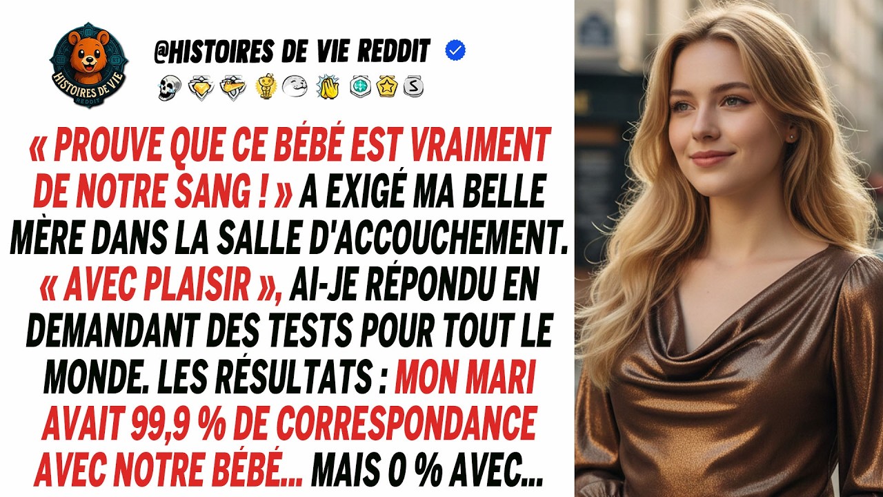 Sa famille a exigé un test ADN pour mon bébé, révélant leur secret de 30 ans.