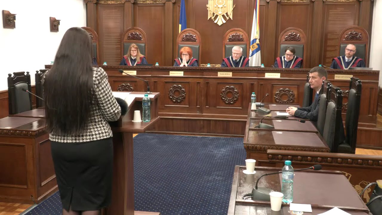Ședința Curții Constituționale de examinare a sesizării nr. 128g/2024