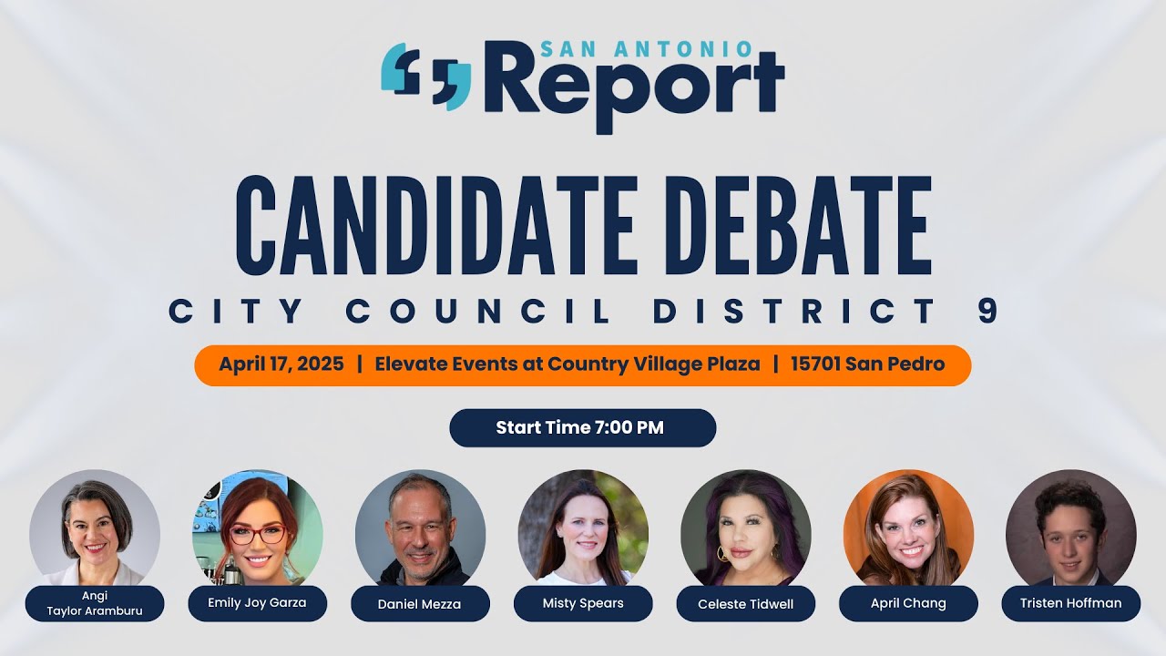 San Antonio City Council District 9 candidate debate