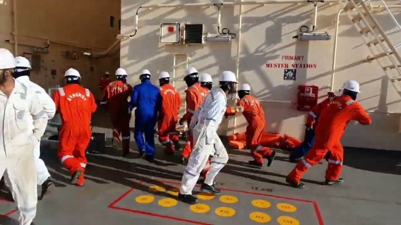 Fire Drill onboard Tanker VLCC