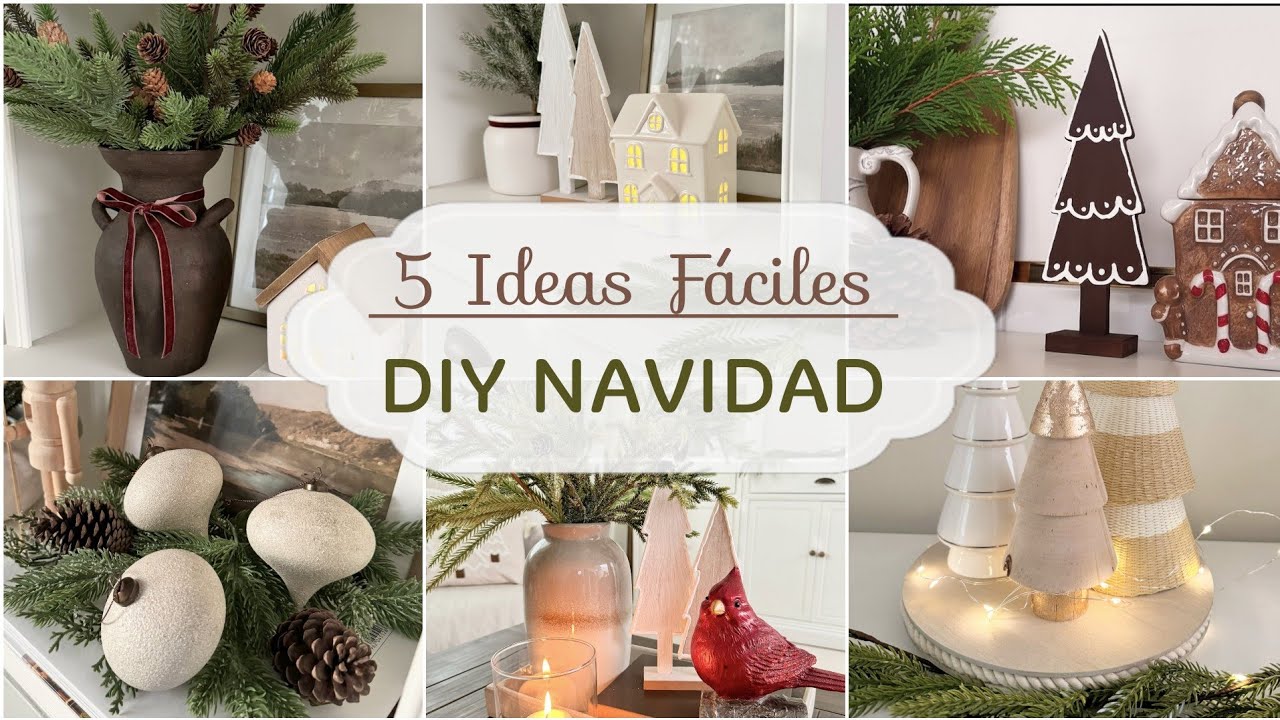 🎄 Ideas DIYS Rápidas para Decorar La Sala Con Poco Dinero | Decoraciones NAVIDAD 2025