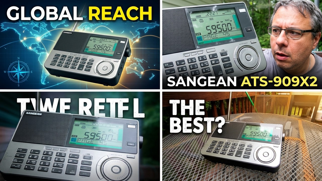 Unveiling the Sangean ATS-909x2: Your Passport to Global Radio Adventure!