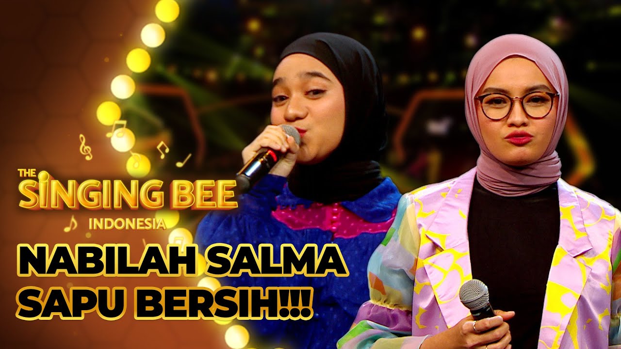 SAPU BERSIH! Tim Nabilah VS Tim Salma Jago-Jago Banget!!! | THE SINGING BEE INDONESIA