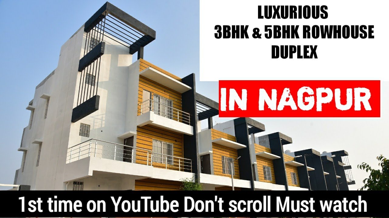 Luxurious row house duplex in Nagpur wardha road 3bhk & 5bhk duplex for sale #realestatenagpur