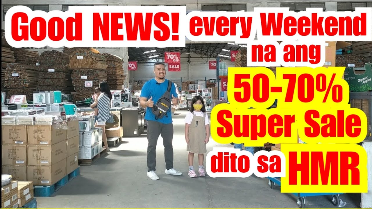 50%-70% off Super Sale na ang HMR Trading Haus every weekend!