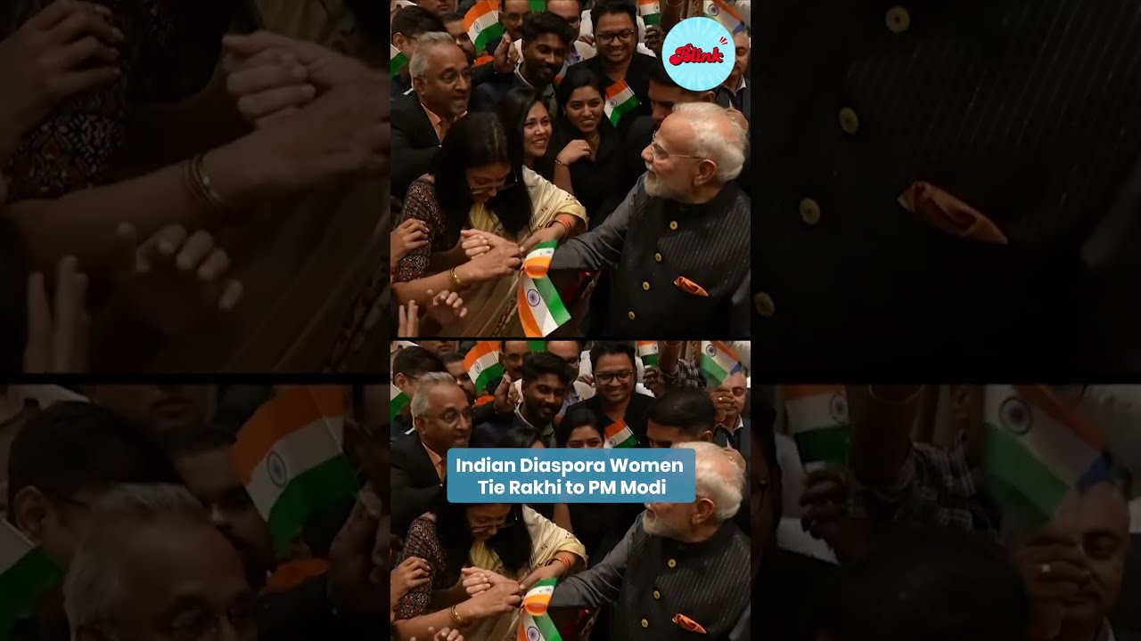 Indian Diaspora Ties Rakhi to PM Modi During Uzbekistan Visit