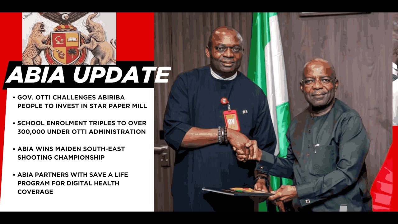 Инвестируйте в бумажную фабрику Star Paper Mill – губернатор Отти обращается к жителям Абирибы.