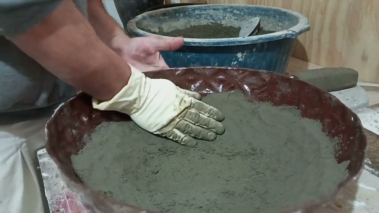 Primeiro passo para fazer contra moldes de fibra