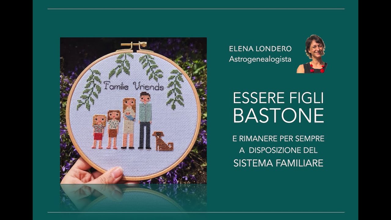 Essere un figlio bastone e rimanere sempre a disposizione del sistema familiare!