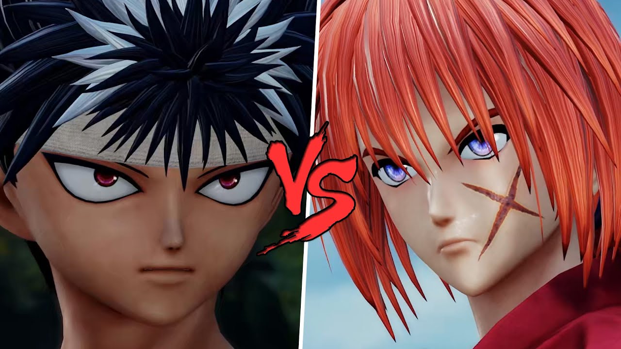 Hiei Vs. Kenshin - Jump Force hardest level epic fight  | 4K 60fps  