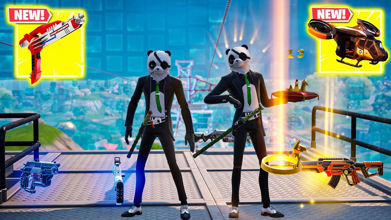 STEALTH OPS PATCH DUO vs ALL NEW EXOTIC GUNS & MYTHIC'S CHALLENGE (NEW! Fortnite Chapter 6)