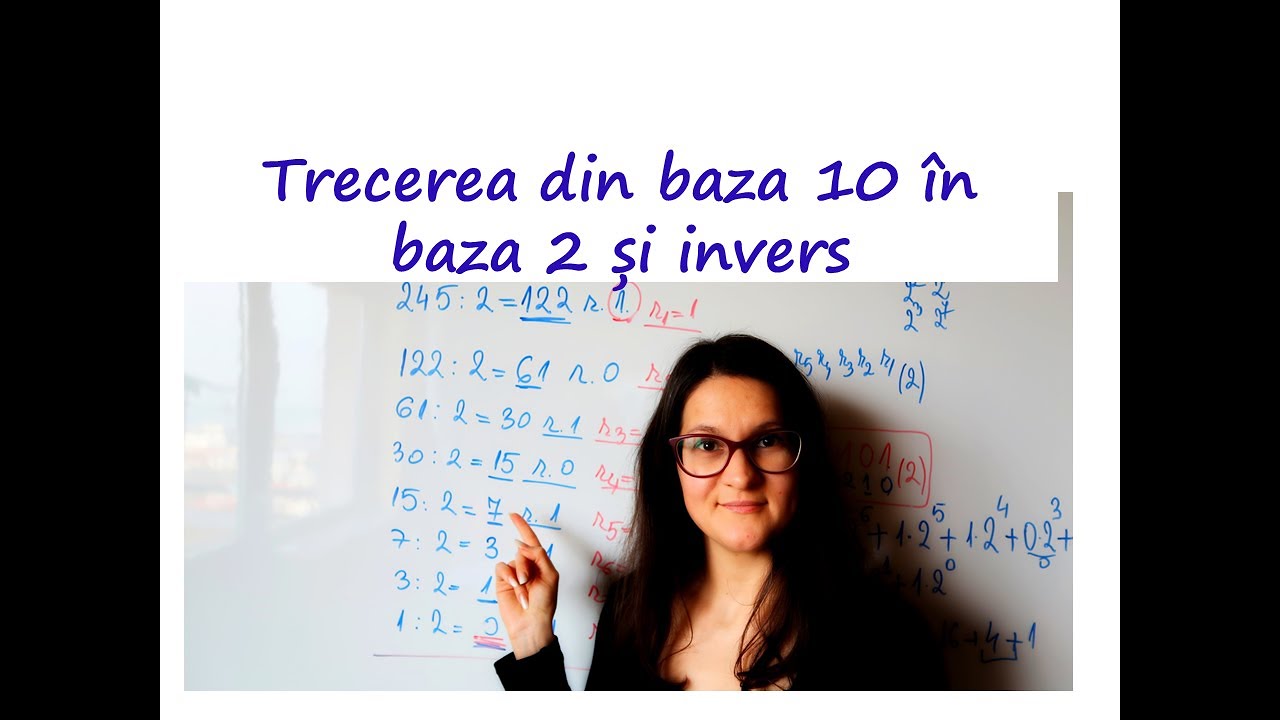 Scrierea în baza 2  Scrierea in baza 10 💙 Clasa a V-a #scriereainbaza2 #scriereainbaza10