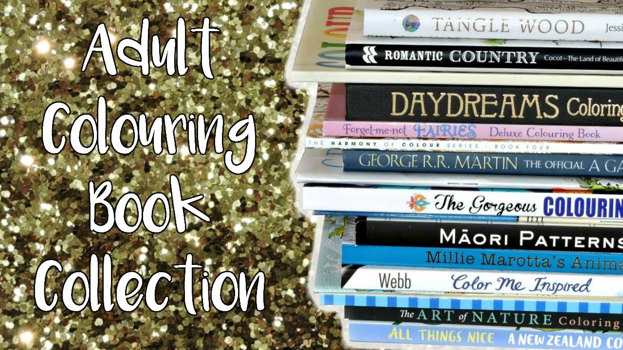 My Adult Colouring Book Collection