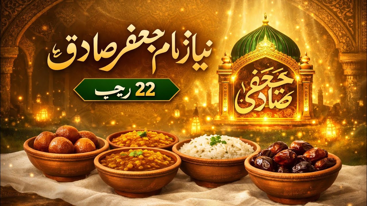22 Rajab Special 2026 | Niaz Imam Jafar Sadiq A.S | Kundon Wali Niaz