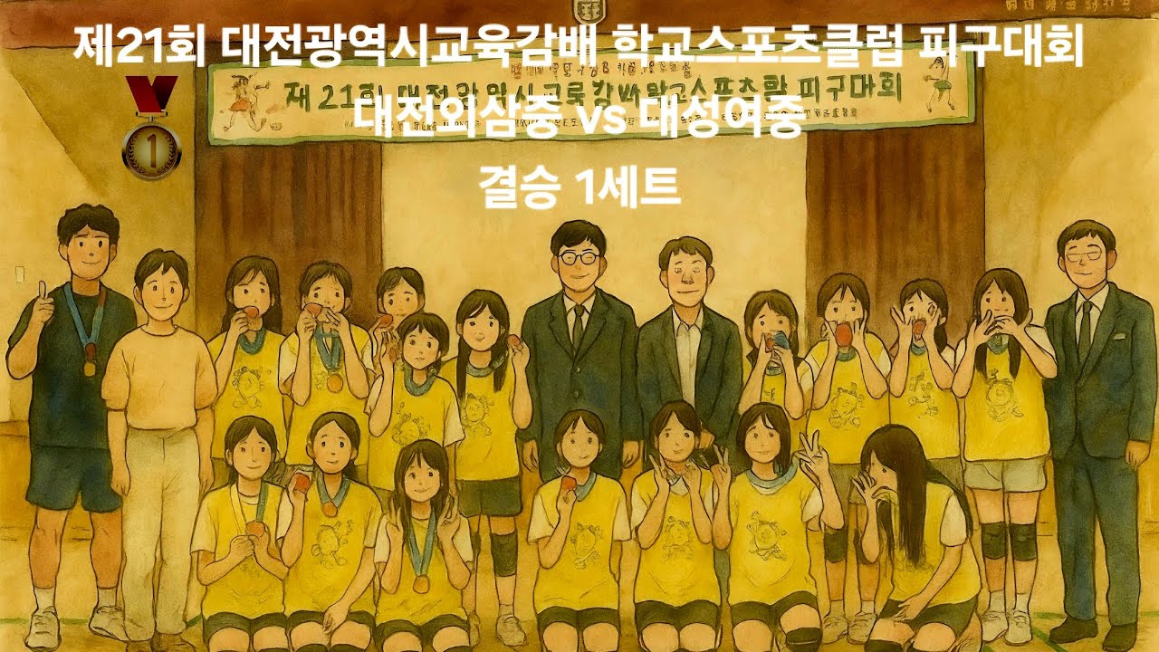 2025.9.13.(토) 제21회 대전광역시교육감배 학교스포츠클럽 피구대회 결승 대전외삼중 vs 대성여중 1세트