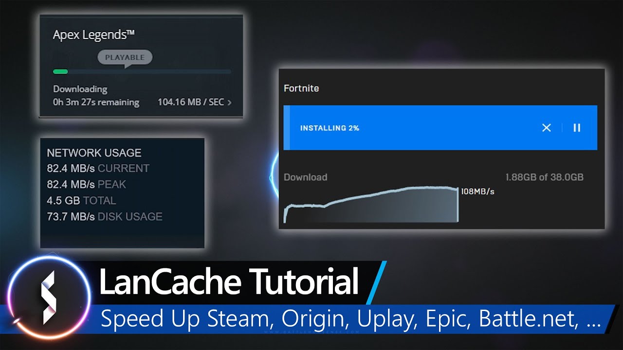 Учебное пособие по LanCache | Ускорение работы Steam, Origin, Uplay, Epic, Battle.net и т. д.