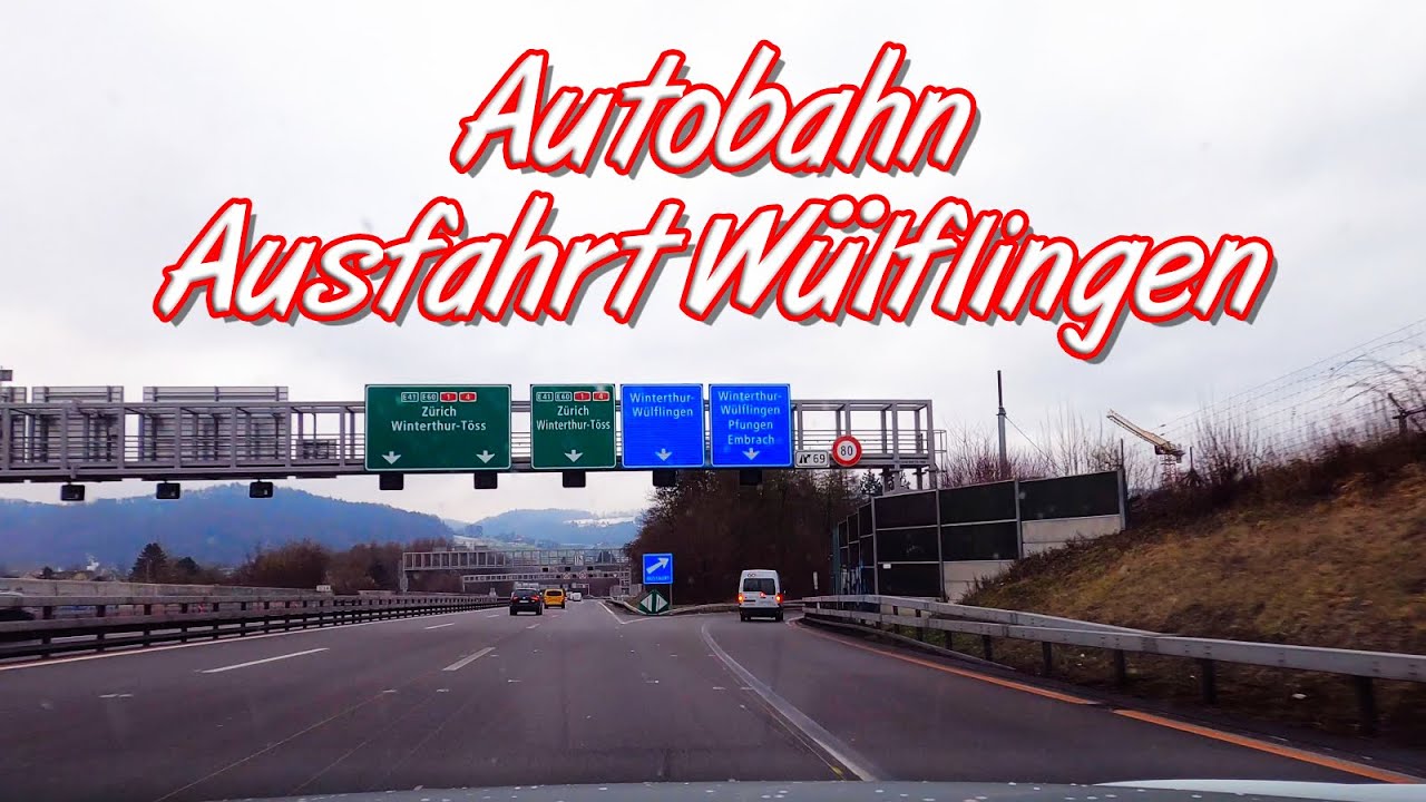 Autobahn Ausfahrt Wülflingen - sehr speziell