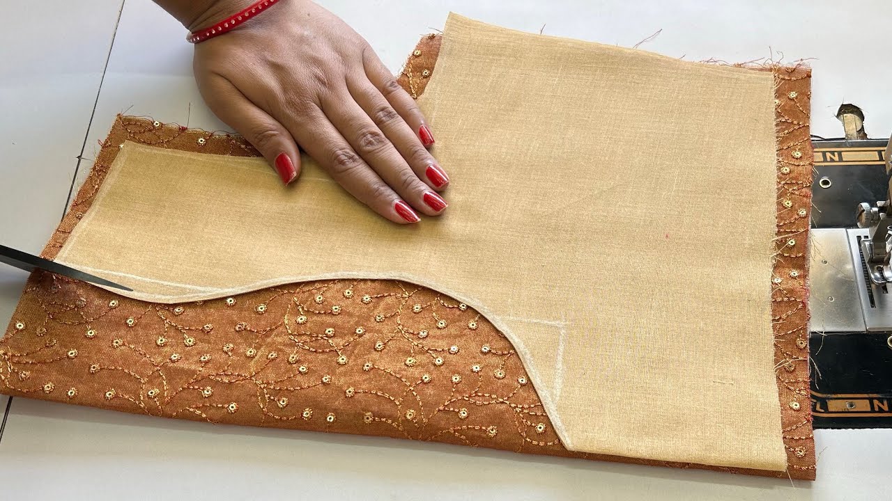 Model Blouse Neck Design | Blouse Ka Design | Cutting And Stitching Back Neck Blouse Design | Blouse