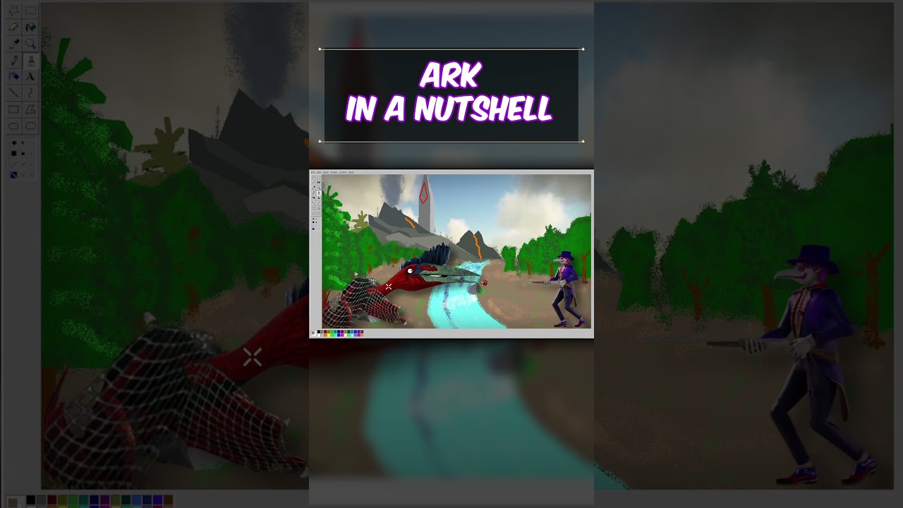 ARK Taming in a Nutshell #100days #arksurvivalevolved #crowmeda100days