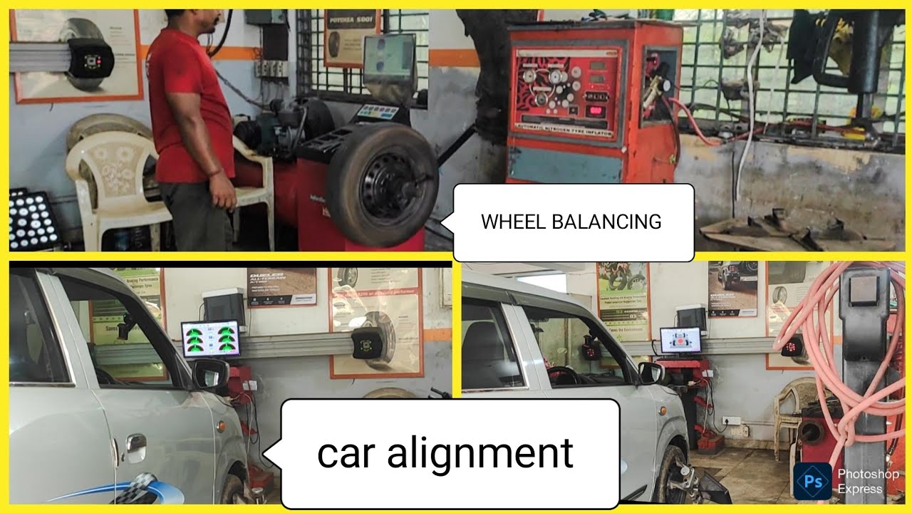 How to do car wheel alignment | car wheel alignment |Alignment or balancing full details in Hindi !!
