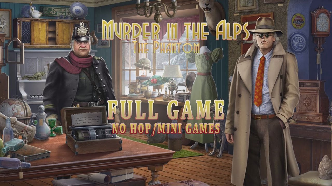 [Full Game] Murder in the Alps: The Phantom | No HOP/No Mini Games | Gameplay