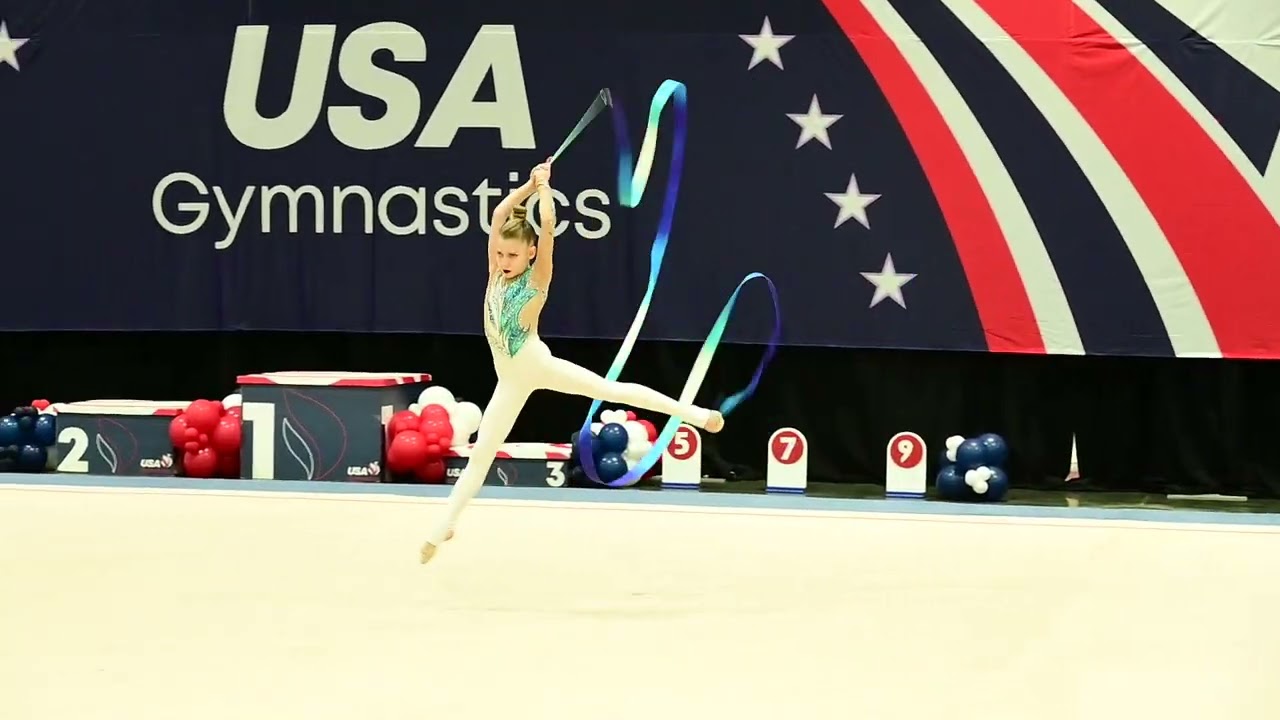 Miia Marchenko - Ribbon routine - Level 8 - 2025 Rhythmic Development Program Championships