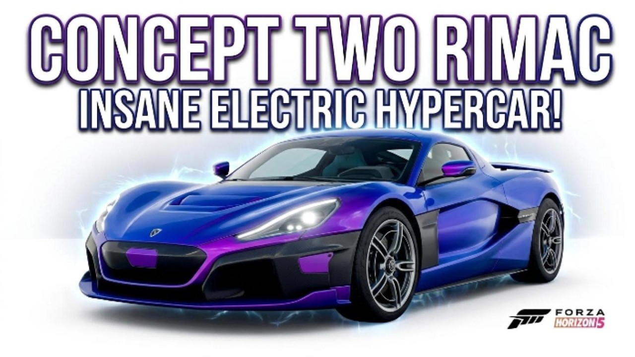 Electric Hypercar Monster! #ForzaHorizon5 #RimacConceptTwo #ElectricHypercar #FH5 #ForzaGameplay