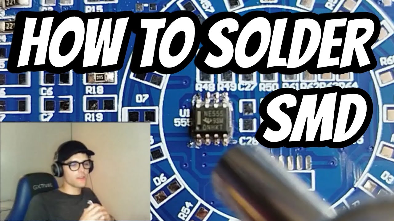 Learn With Me How to Solder SMD Components with Hot Air