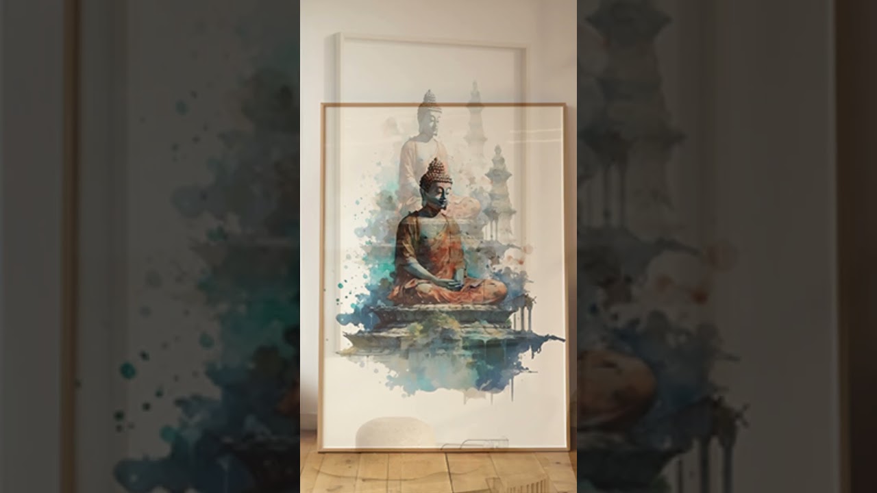 Transform your space with timeless serenity | Rustic Charm Digital Wall Paintings | Affordable Price