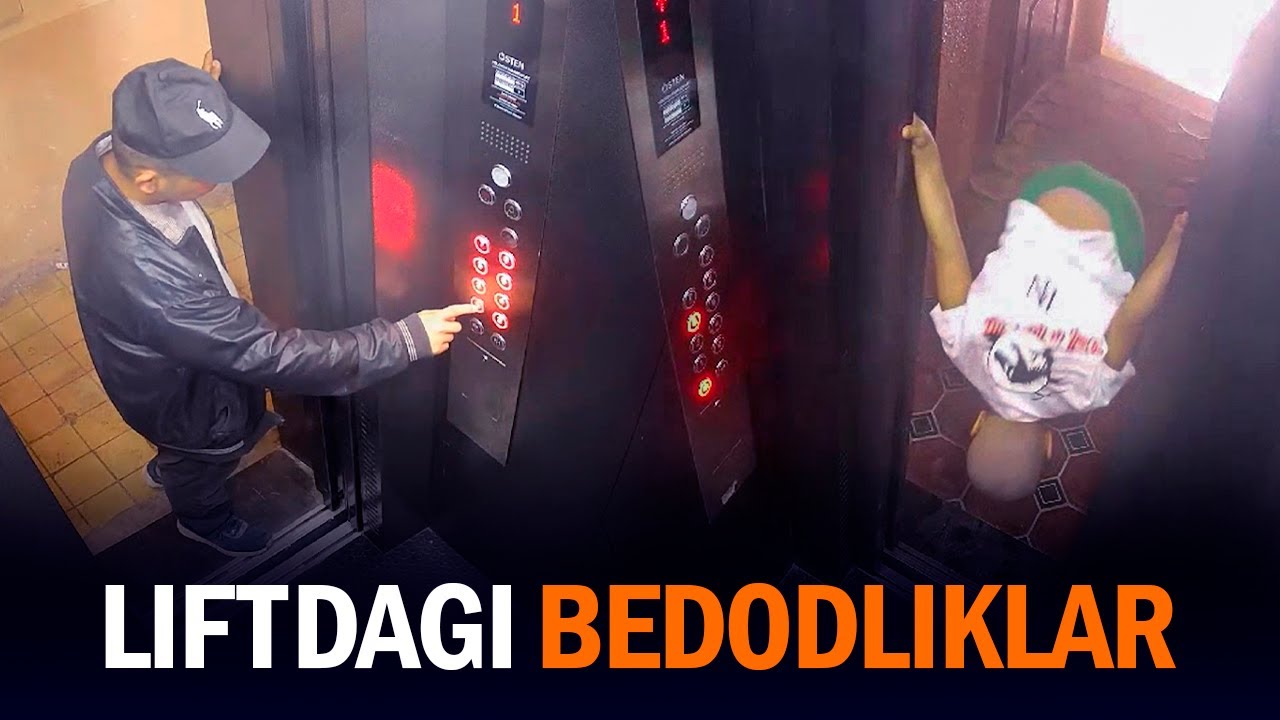 Liftdagi kamerada yozilib qolgan voqealar yoki shahardagi bezorilar
