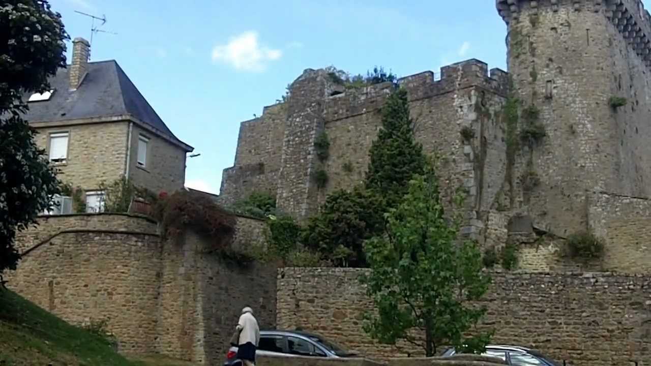 Town Centre and Castle, Avranches, France.