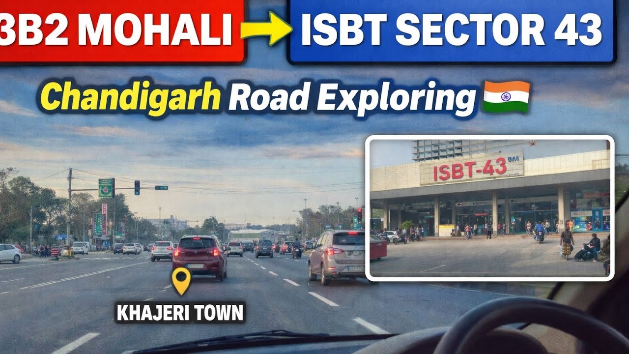 ISBT Chandigarh Evening view from 3B2