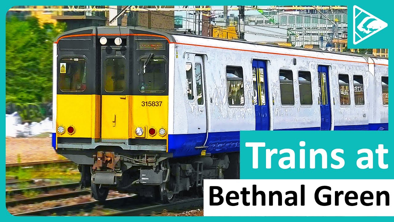 Trains at Bethnal Green (GEML) 17/06/2022