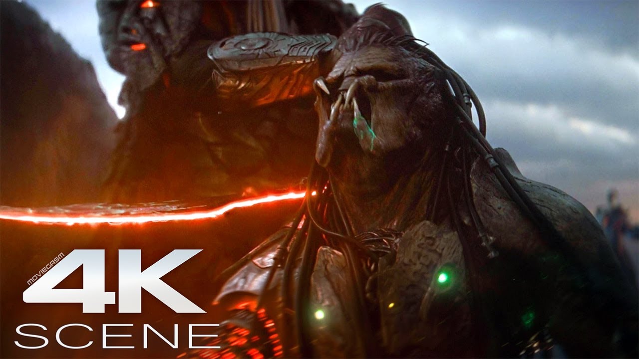 Kwei Vs. Njhorr (2025) Fight Scene - Predator: Badlands Movie Clip 4K