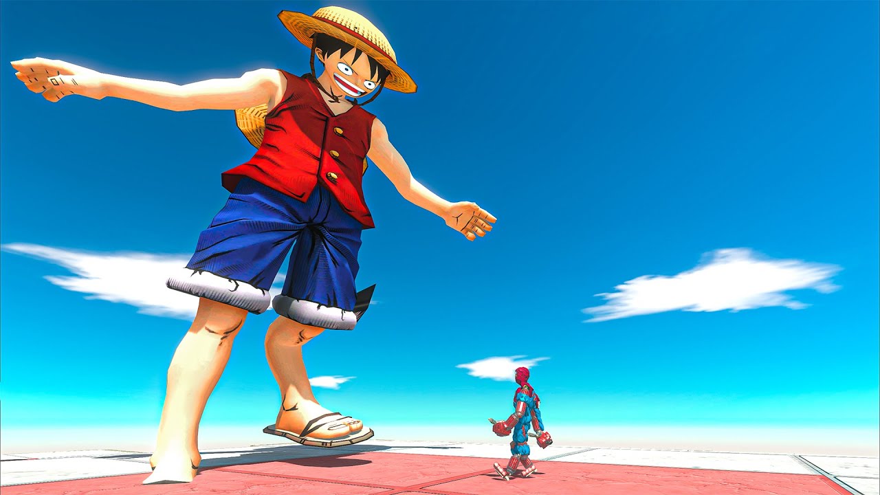5 Levels of LUFFY - Animal Revolt Battle Simulator