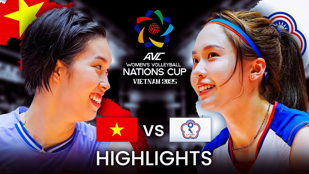 Vietnam vs Chinese Taipei | Highlights | AVC Women's Nations Cup 2025
