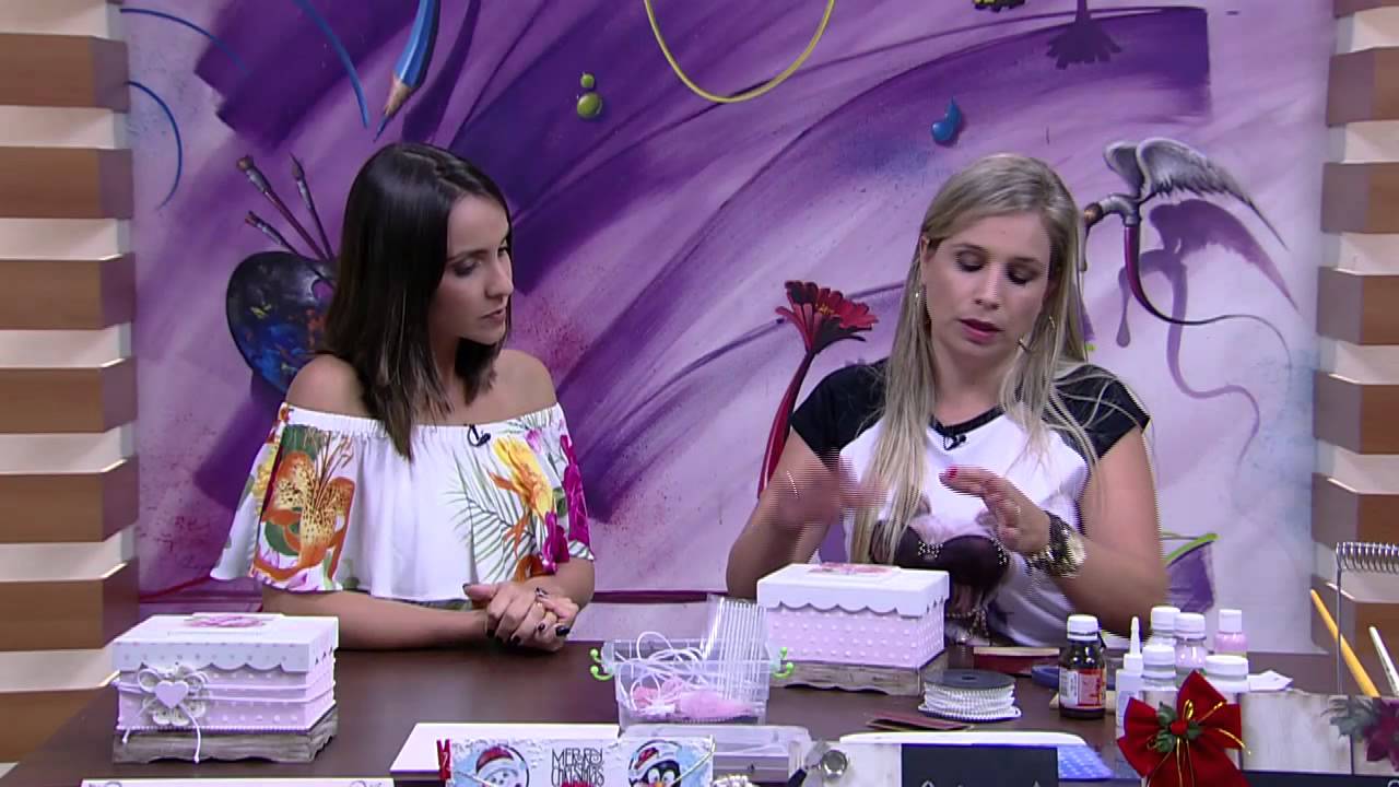 Mulher.com - 27/11/2015 - Caixa estilo shabby chic simples - Camila Claro de Carvalho  PT2