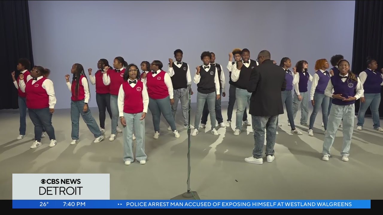 Detroit Youth Choir performs at CBS News Detroit