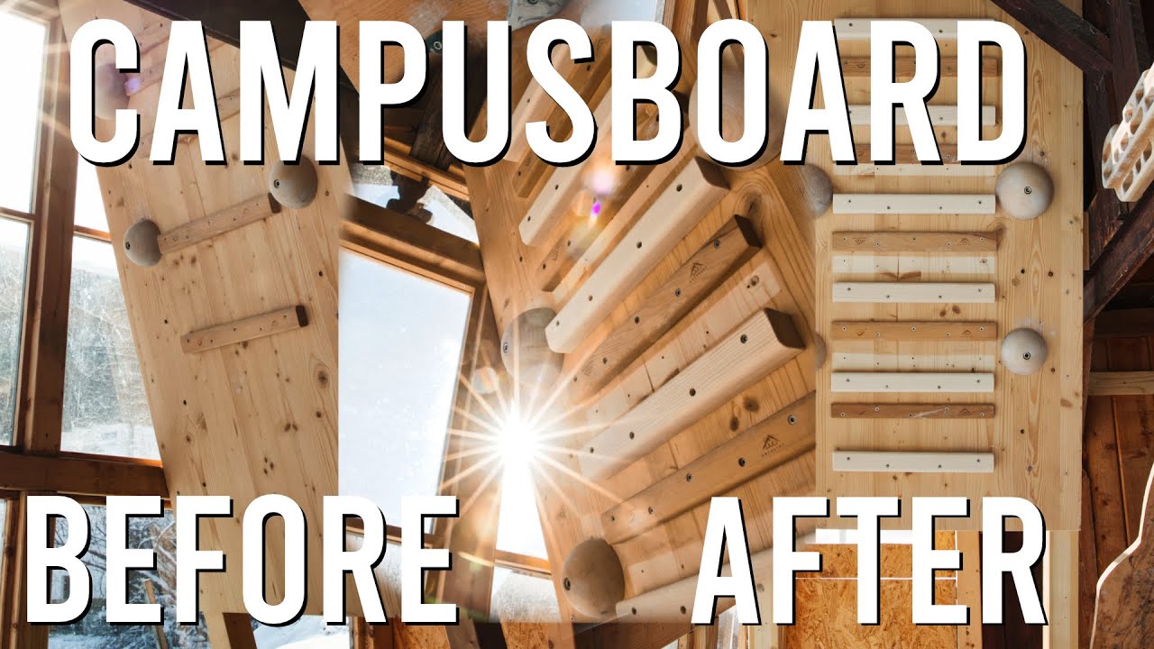 Making some huge upgrades to my CAMPUSBOARD | Vlog EP. 04