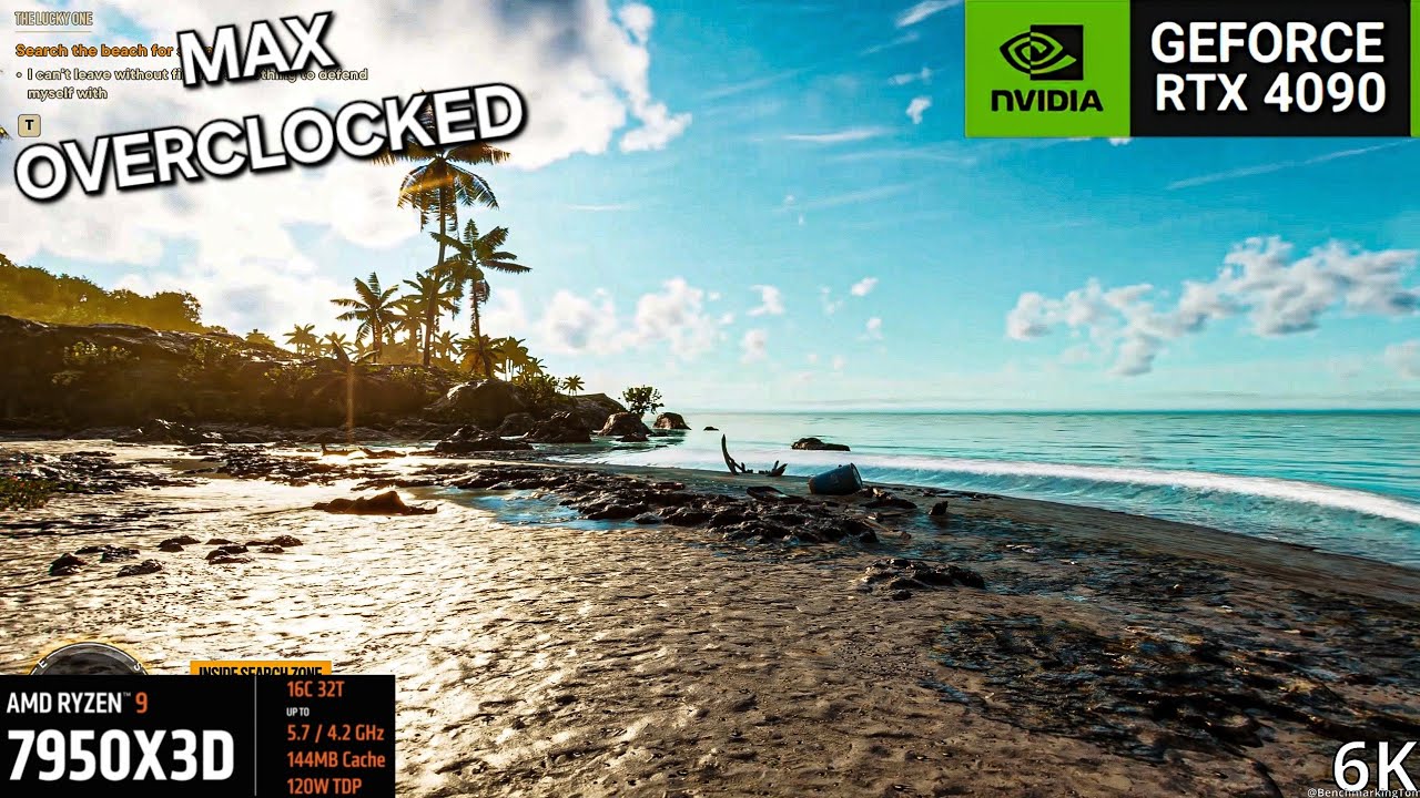 Far Cry 6: RTX 4090 / 7950X3D - Ultra - 1440p, 4K, 6K, 8K | Benchmark
