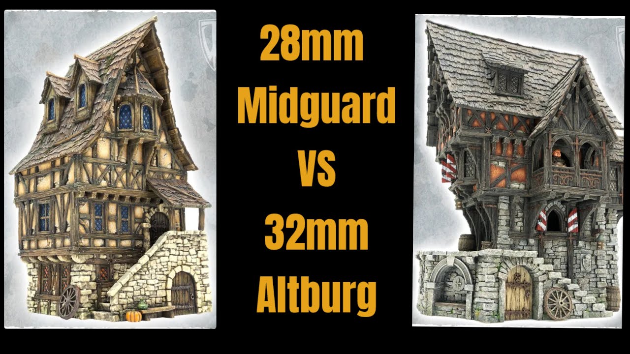 Tabletop World, 28mm Midgard or 32mm Altburg, What to buy 😎