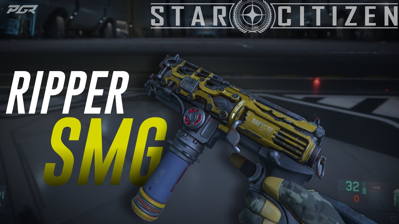 Ripper SMG - A Look At The First Laser Beam FPS Weapon - Star Citizen